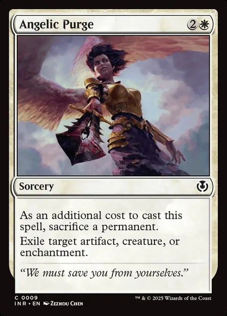 Angelic Purge, Magic card INR 9 — Innistrad Remastered set