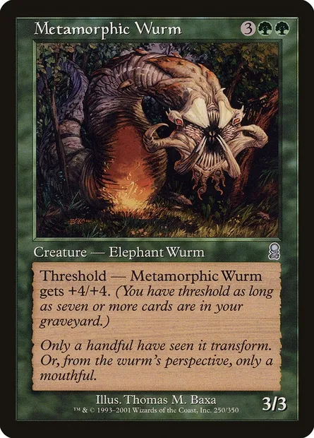 Guivre métamorphe, carte Magic ODY 250 — extension Odyssée