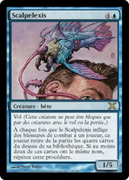 Scalpelexis, carte Magic 10E 105 — extension Dixième édition