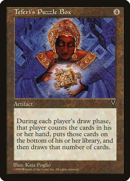 Teferi's Puzzle Box, Magic card VIS 156 — Visions set
