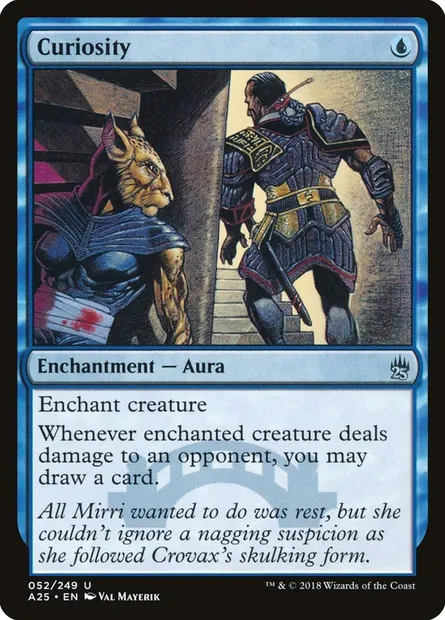Curiosity, Magic card A25 52 — Masters 25 set