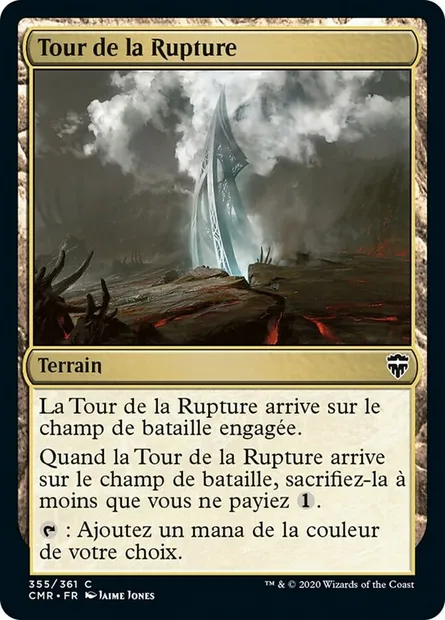 Tour de la Rupture, carte Magic CMR 355 — extension Commander Legends