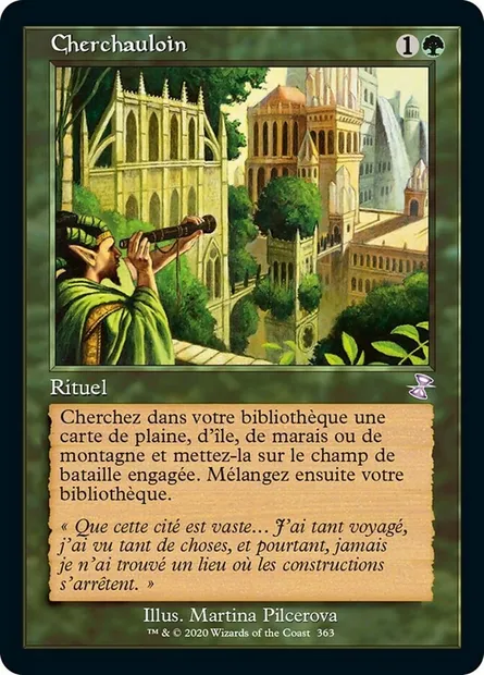 Cherchauloin, carte Magic TSR 363 — extension Spirale Temporelle Remastered