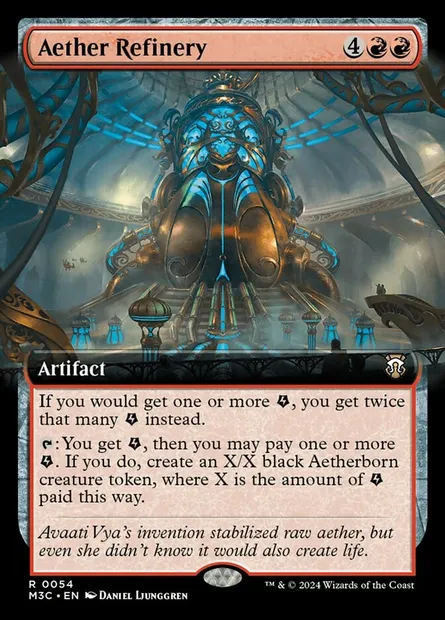 Aether Refinery, Magic card M3C 54 — Modern Horizons 3 Commander set