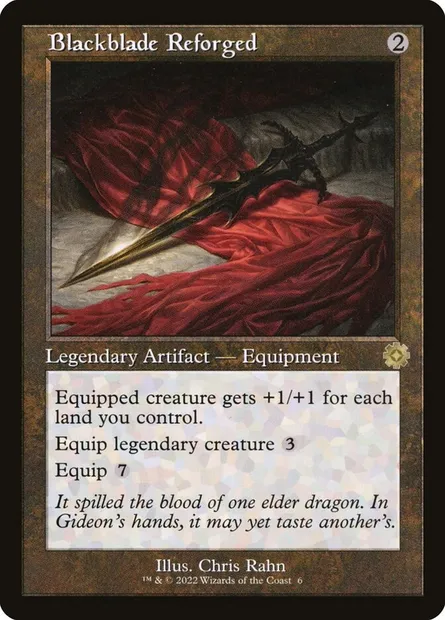 Blackblade Reforged, Magic card BRR 6 — The Brothers' War Retro Artifacts set