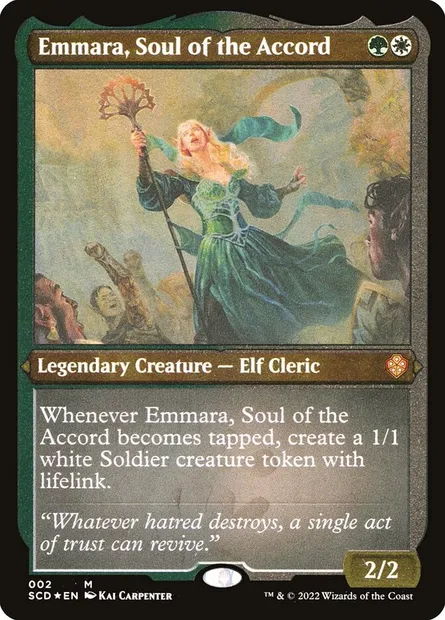 Emmara, âme de l'Accord, carte Magic SCD 2 — extension Starter Commander Decks