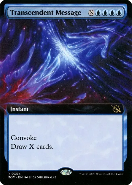 Transcendent Message, Magic card MOM 354 — March of the Machine set