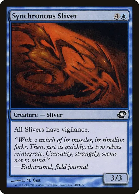 Slivoïde synchronisé, carte Magic PLC 48 — extension Chaos planaire