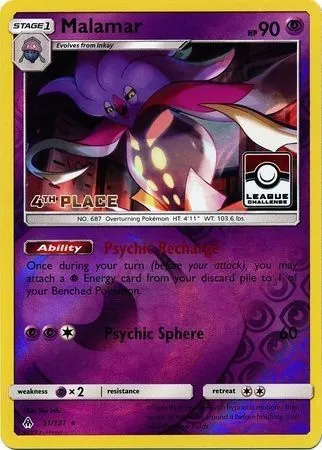 Sepiatroce, carte Pokémon LGP 051-4 — extension League Promos