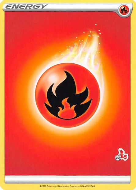 Fire Energy, Pokémon card BA22 ct302822 — Battle Academy 2022 set