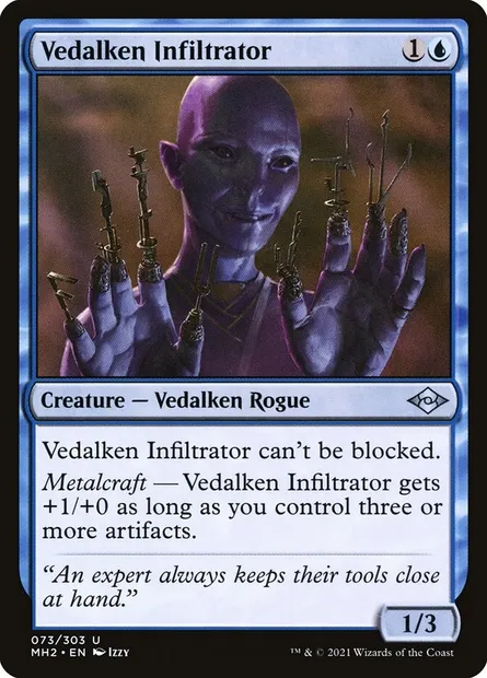 Vedalken Infiltrator, Magic card MH2 73 — Modern Horizons 2 set