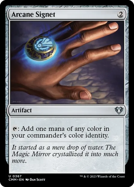 Arcane Signet, Magic card CMM 367 — Commander Masters set