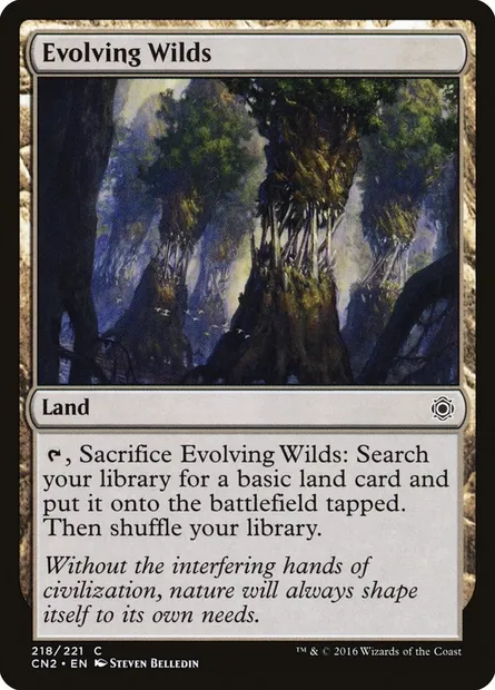Étendues sauvages en évolution, carte Magic CN2 218 — extension Conspiracy: Take the Crown