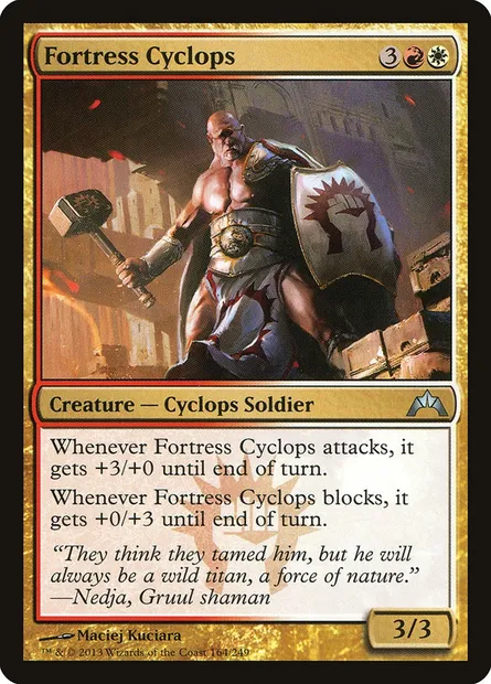 Fortress Cyclops, Magic card GTC 164 — Gatecrash set