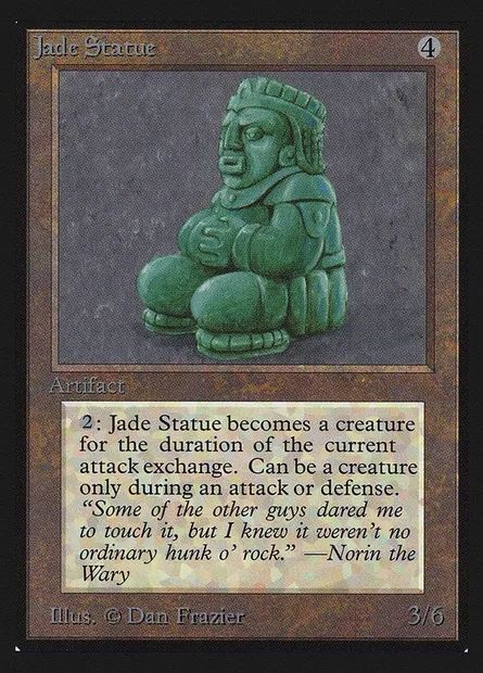 Jade Statue, Magic card CEI 254 — Intl. Collectors' Edition set