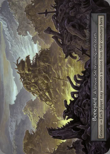 Boneyard, Sorcery card ALP 349 — Alpha set