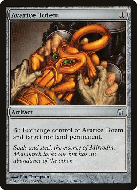 Avarice Totem, Magic card 5DN 104 — Fifth Dawn set
