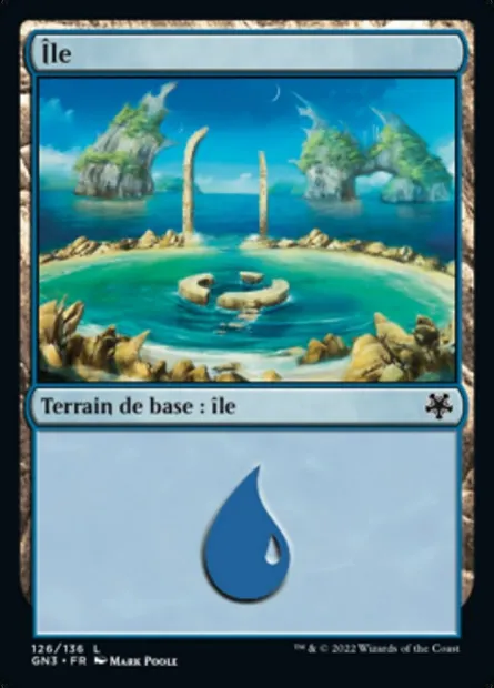 Île, carte Magic GN3 126 — extension Game Night: Free-for-All