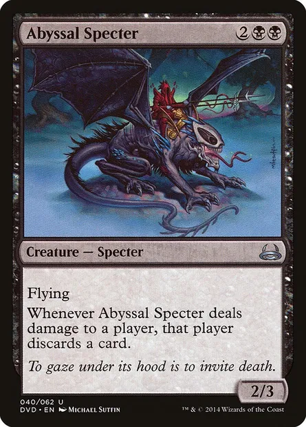 Abyssal Specter, Magic card DVD 40 — Duel Decks Anthology: Divine vs. Demonic set