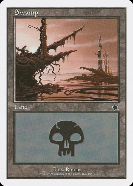 Swamp, Magic card S99 165 — Starter 1999 set