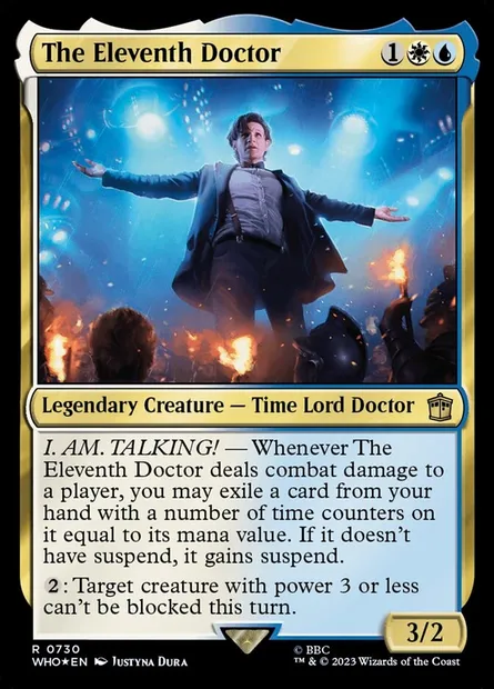 The Eleventh Doctor, Magic card WHO 730 — Doctor Who set