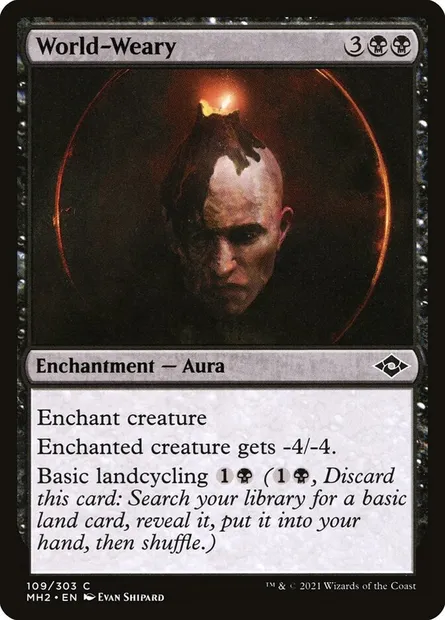World-Weary, Magic card MH2 109 — Modern Horizons 2 set