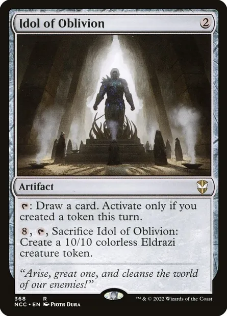 Idol of Oblivion, Magic card NCC 368 — New Capenna Commander set
