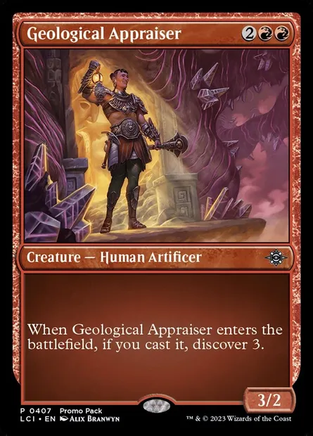 Geological Appraiser, Magic card LCI 407 — The Lost Caverns of Ixalan set