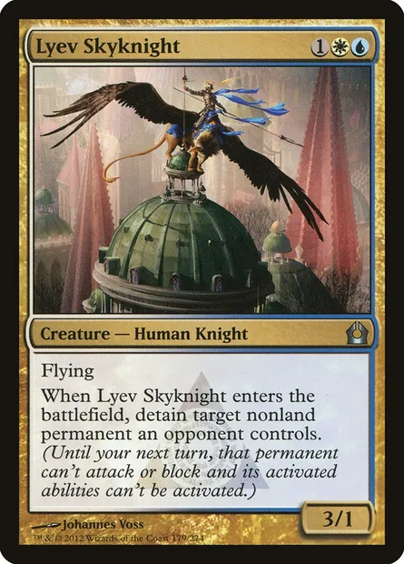 Lyev Skyknight, Magic card RTR 179 — Return to Ravnica set