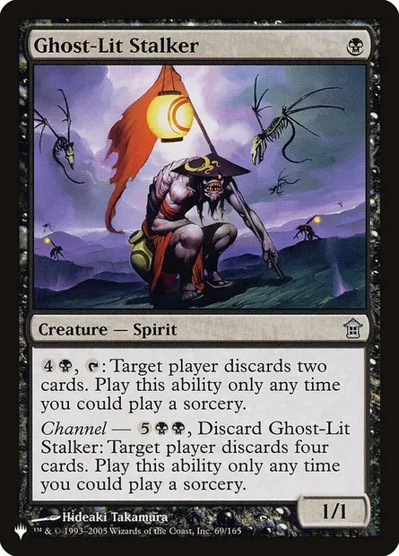 Ghost-Lit Stalker, Magic card PLST SOK-69 — The List set