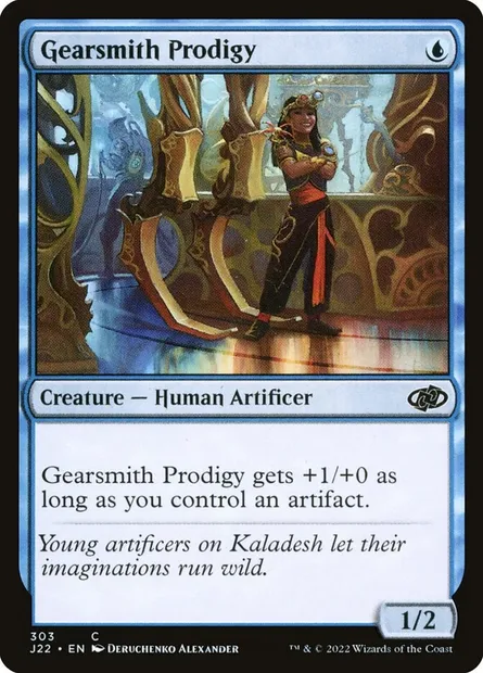 Gearsmith Prodigy, Magic card J22 303 — Jumpstart 2022 set