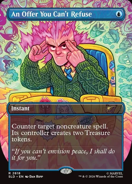Une offre qui ne se refuse pas, carte Magic SLD 2618 — extension Secret Lair Drop