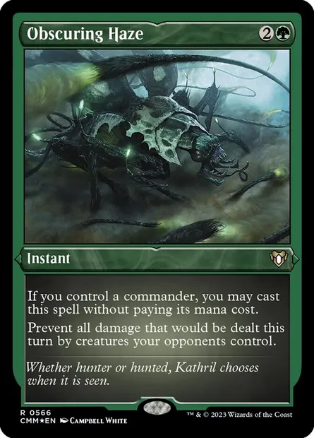 Obscuring Haze, Magic card CMM 566 — Commander Masters set