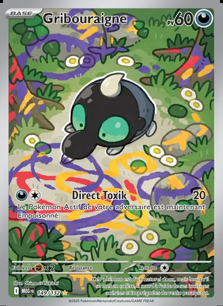 Gribouraigne, carte Pokémon MEG 149 — extension Méga-Évolution