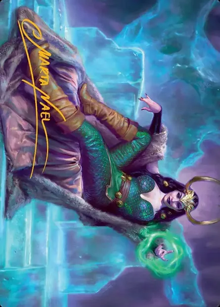 Lady Loki, Agent of Chaos // Lady Loki, Agent of Chaos, Magic card AMSH 33 — Marvel Super Heroes Art Series set