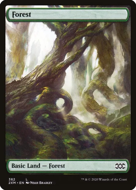 Forêt, carte Magic 2XM 382 — extension Double Masters