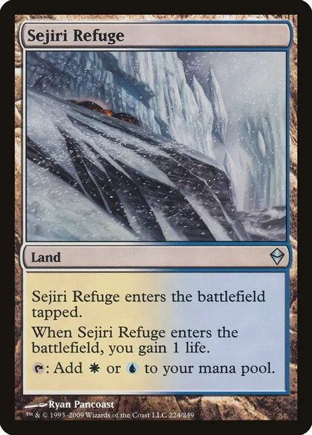 Sejiri Refuge, Magic card ZEN 224 — Zendikar set