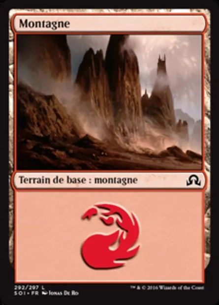 Montagne, carte Magic SOI 292 — extension Ténèbres sur Innistrad