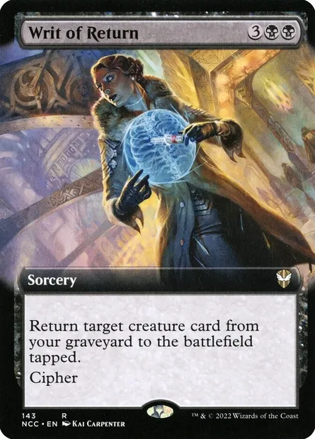 Writ of Return, Magic card NCC 143 — New Capenna Commander set
