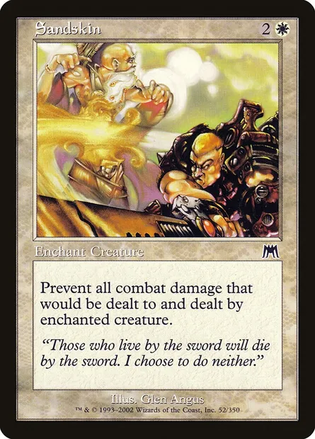 Sandskin, Magic card ONS 52 — Onslaught set
