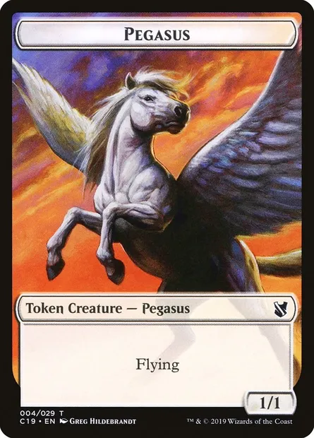 Pegasus, Magic card TC19 4 — Commander 2019 Tokens set