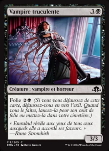 Vampire truculente, carte Magic EMN 113 — extension La lune hermétique