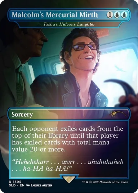 Tasha's Hideous Laughter, Magic card SLD 1395★ — Secret Lair Drop set