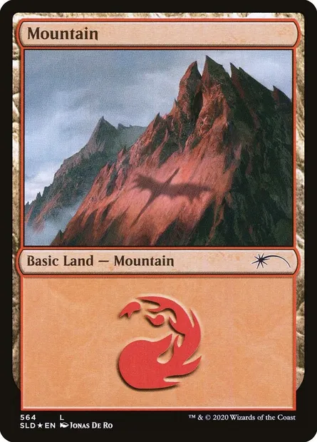 Montagne, carte Magic SLD 564 — extension Secret Lair Drop