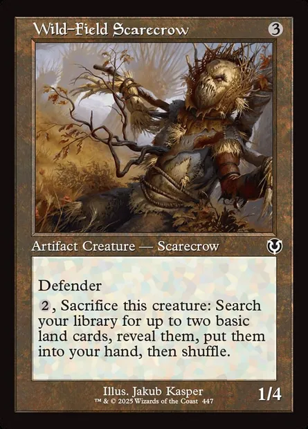 Wild-Field Scarecrow, Magic card INR 447 — Innistrad Remastered set