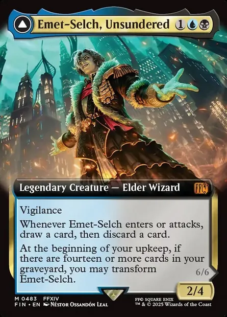 Emet-Selch, Unsundered // Hades, Sorcerer of Eld, Magic card FIN 483 — Final Fantasy set