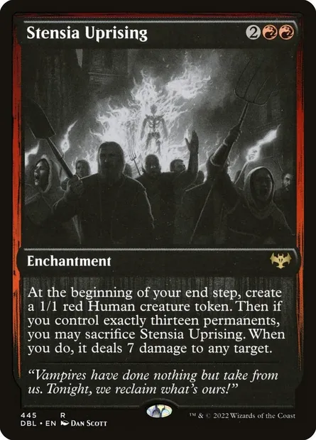 Stensia Uprising, Magic card DBL 445 — Innistrad: Double Feature set