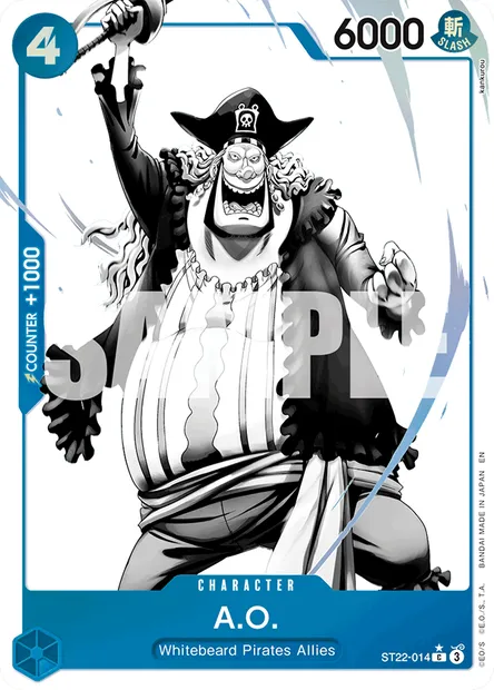 A.O., One Piece card ST22-014 — Ace & Newgate set