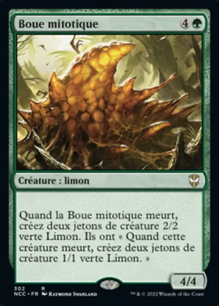 Boue mitotique, carte Magic NCC 302 — extension New Capenna Commander