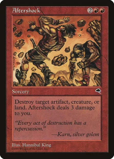 Aftershock, Magic card TMP 160 — Tempest set